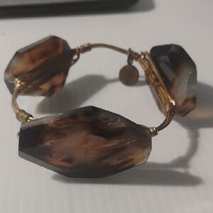 Bourbon and Bowties Gold Wire Wrapped Bracelet